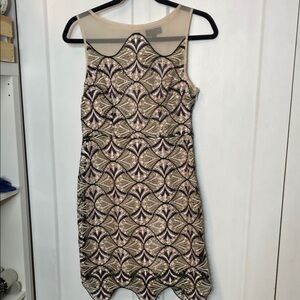 Topshop | Embroidered Lace Dress - Pink Cream Sage Green Blacks - US6 - Mesh upp